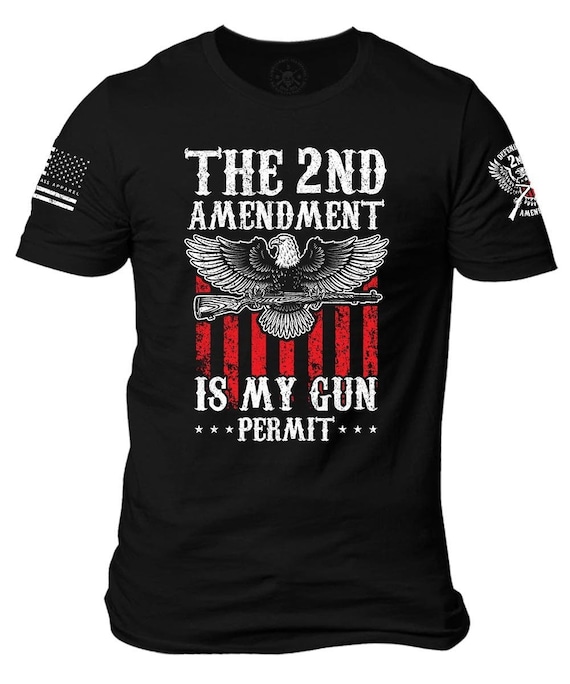 2nd Amendment Eagle T-Shirt | Patriotic Gun Rights Unisex Tee