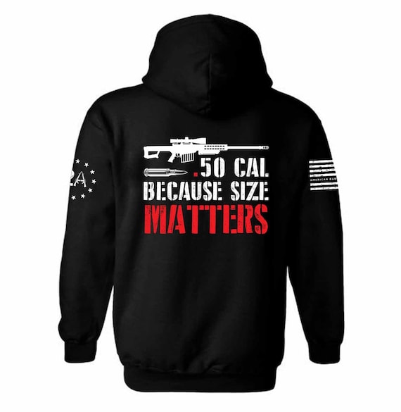 50 Caliber Pro Gun Hoodie | Patriotic 2nd Amendment Apparel