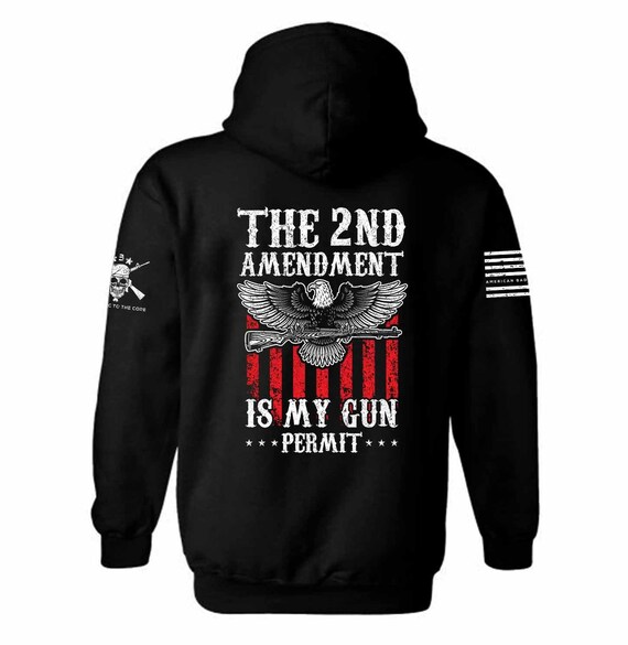 2nd Amendment Eagle Hoodie | Patriotic Gun Rights Unisex Sweatshirt