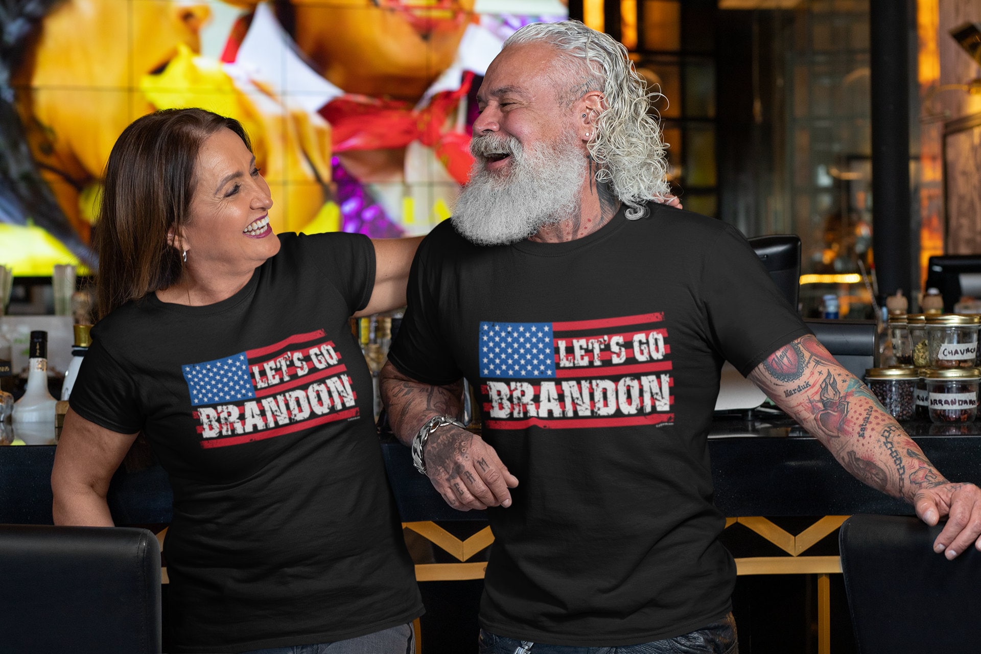Let's Go Brandon Shirt For Women - Patriotic Funny Graphic Tee, Short Sleeve Casual T-Shirt (Dark Grey, X-Large) - View #9