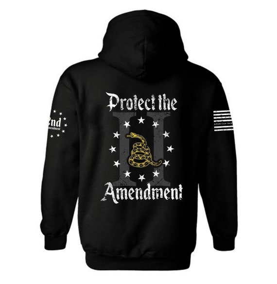 2nd Amendment Hoodie | Don't Tread On Me, Patriotic Gun Rights
