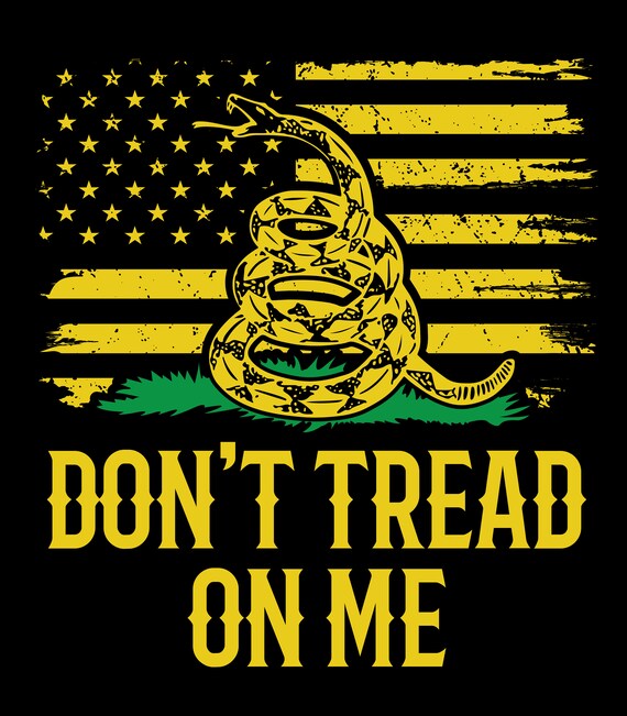 Don't Tread On Me Hoodie | Gadsden Flag Patriotic Sweatshirt For Men & Women - View #3