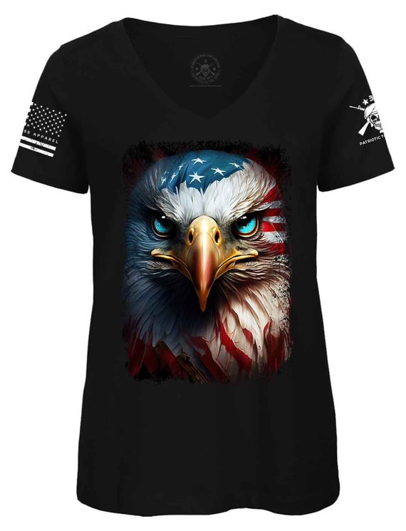 4th of July T-shirt Eagle American Flag T-shirt Independence