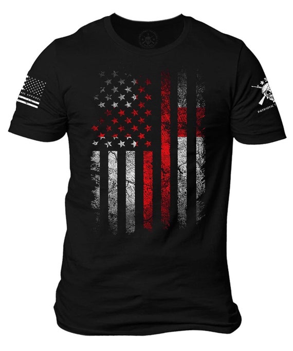 Cross American Flag Patriotic T-Shirt | Cross Flag | American Flag | Distressed American Flag | Unisex T-Shirt