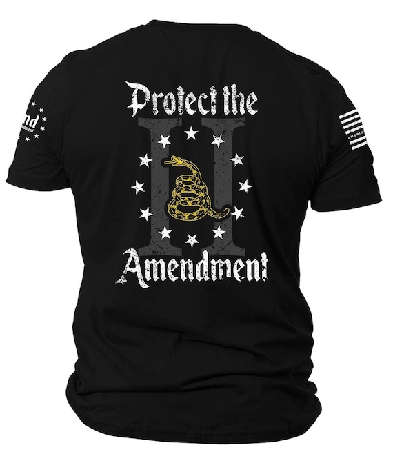 2nd Amendment T-shirt | Don't Tread On Me, Patriotic Gun Rights
