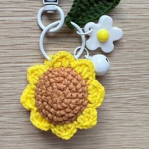 Sunflower Keychain | Flower Sunflower | Keychain | Keychain Accessories