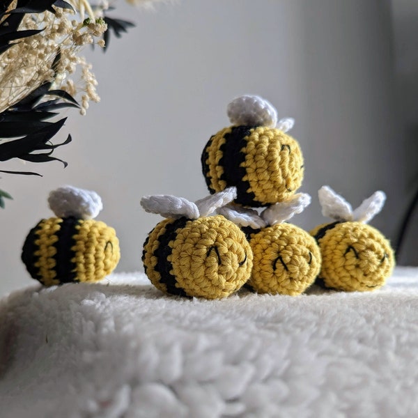 Abeille en coton recyclé