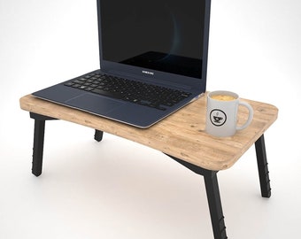 Laptop Table, Laptop Bed Table, Laptop Desk, Laptop Bed Table with Foldable Legs, Portable Multi-purpose table