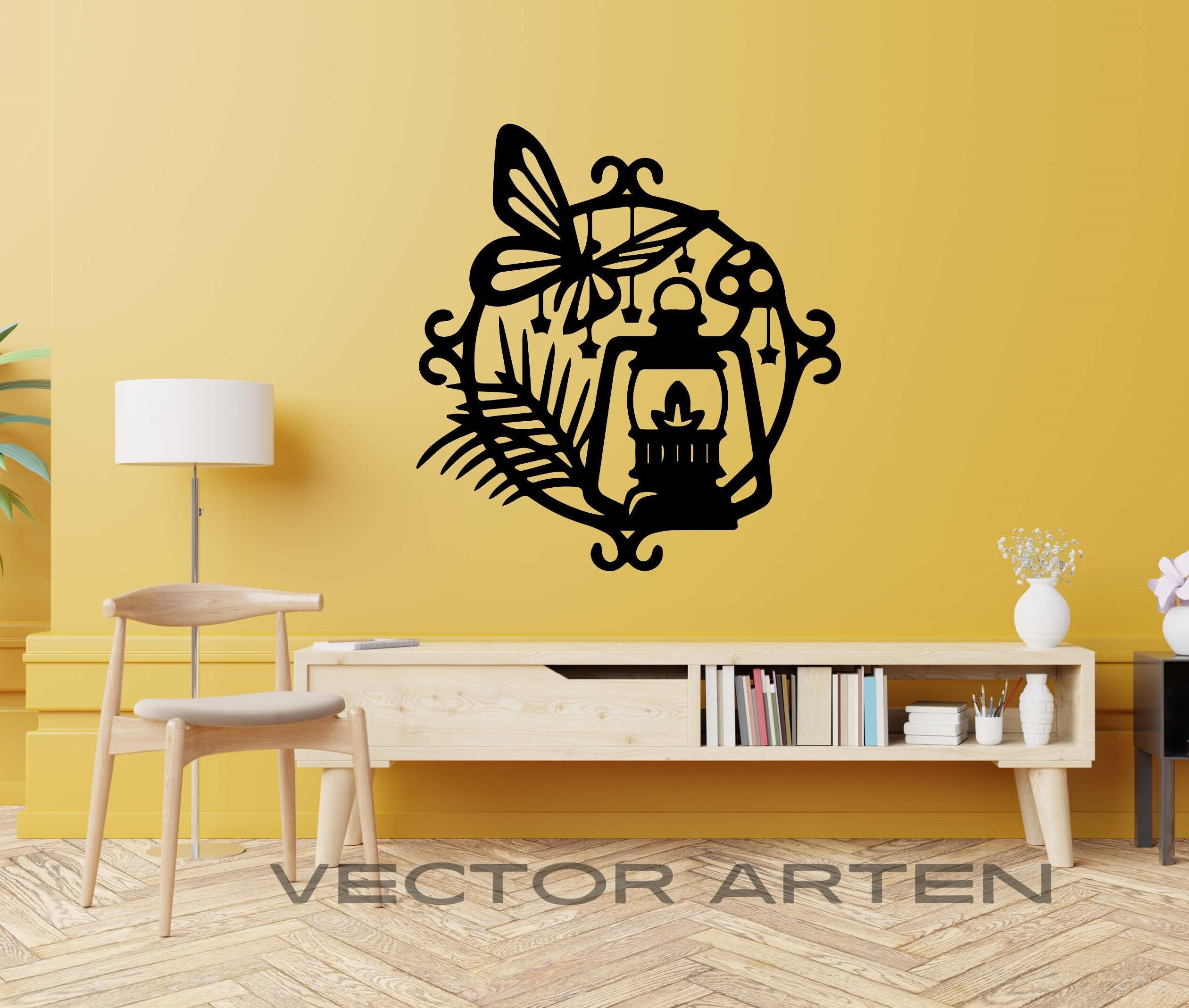 Buy Butterfly Wall Art Svg Cut File for Laser and Printing SVG Online