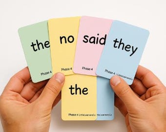 Printable Sight Words Flashcards: Phonics Learning Resource (PDF Download)
