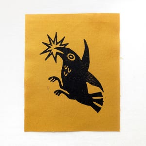 starbird // fabric patch block print