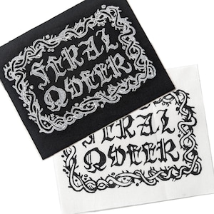FERAL QUEER patch | block print fabric jacket patch
