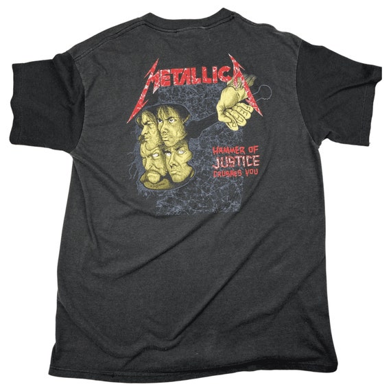 1988 Vintage Rare Metallica Tee Shirt Damaged Justice 