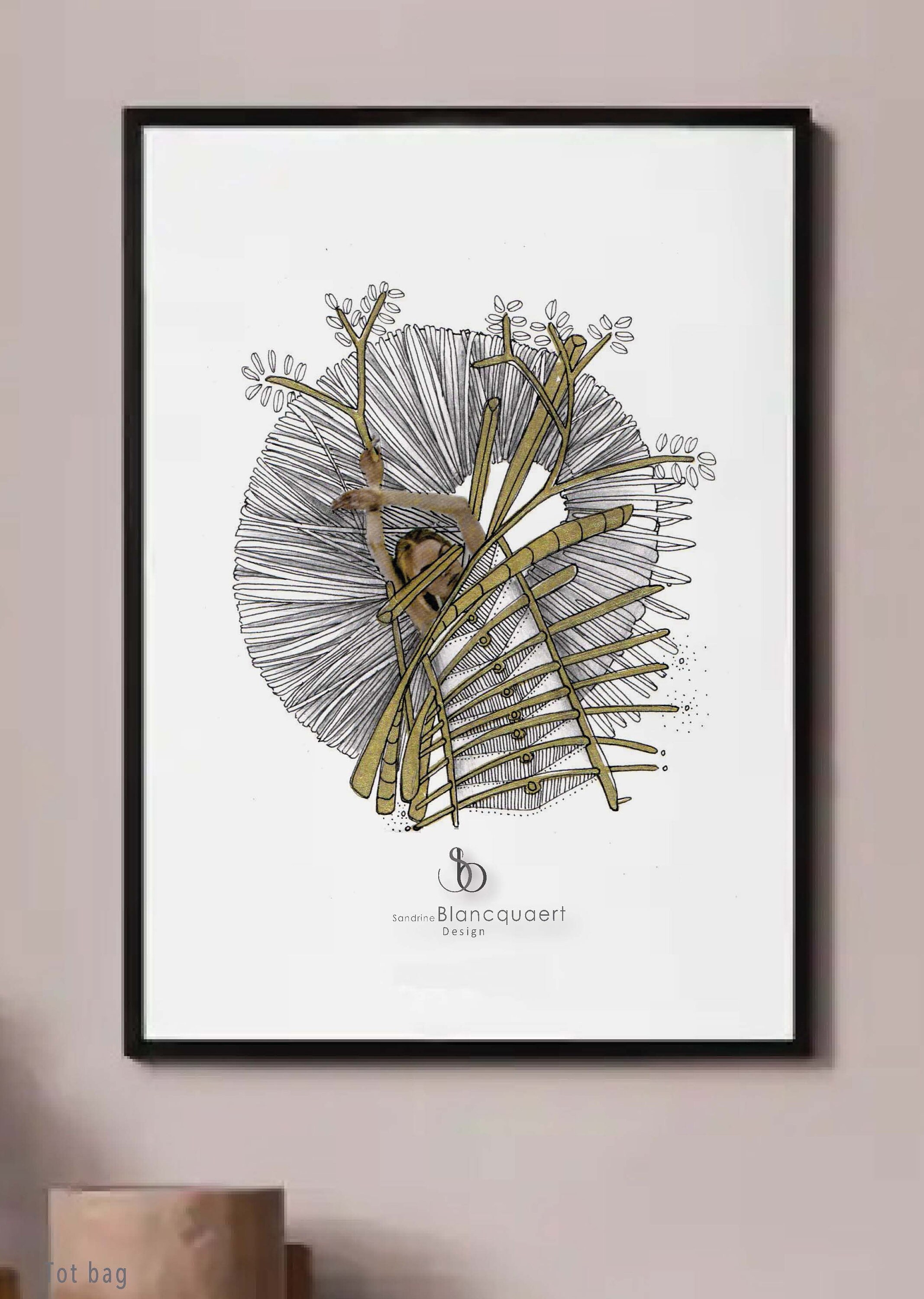 Carte Postale ou Affiche Collection Hybride - Modèle 14