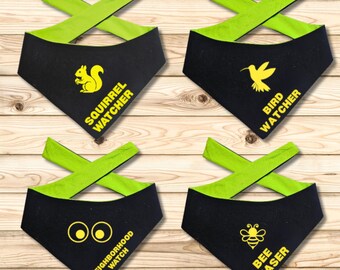 Funny dog bandanas, ties on, Pet Scarf,new puppy gift