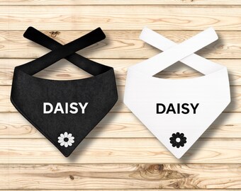 Personalized dog bandana, ties on, Pet Scarf,new puppy gift