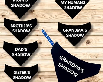 Personalized Dog Bandana, Slips Over Collar, Handmade Pet Scarf