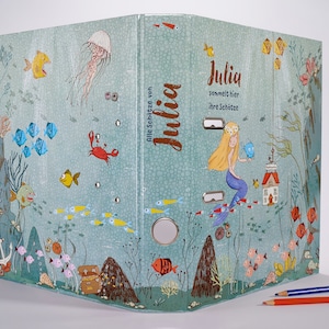 Personalized kindergarten folder &quot;Mermaid&quot;.