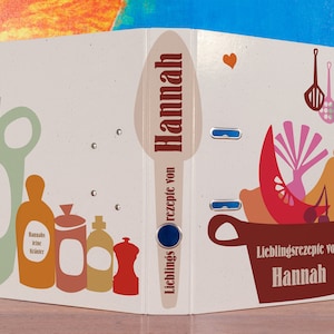 Personalisierter Rezeptordner. Innen und außen bedruckt. Ein individuelles, schönes Geschenk.