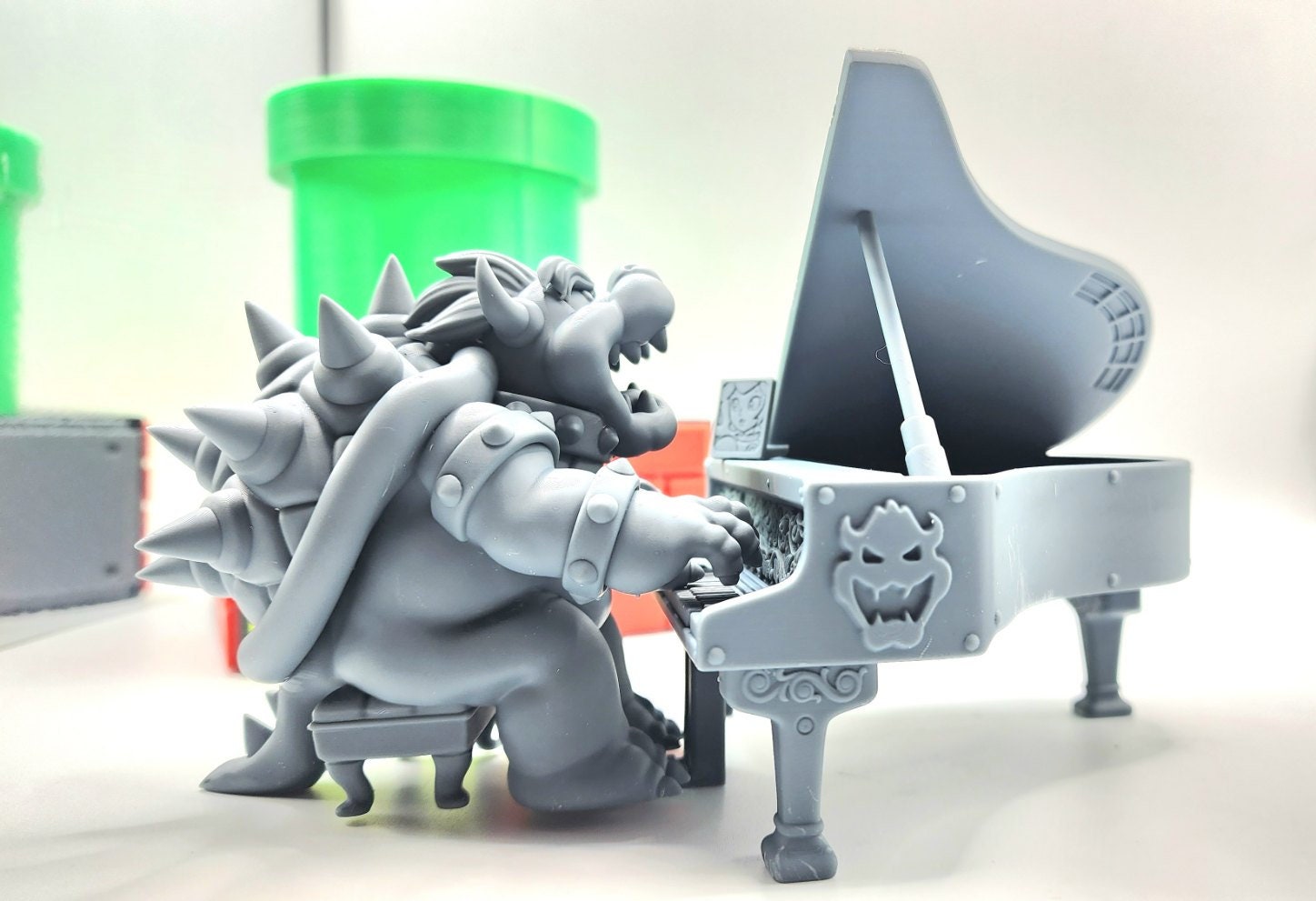 BOWSER - PEACHES - PIANO 3D model 3D printable