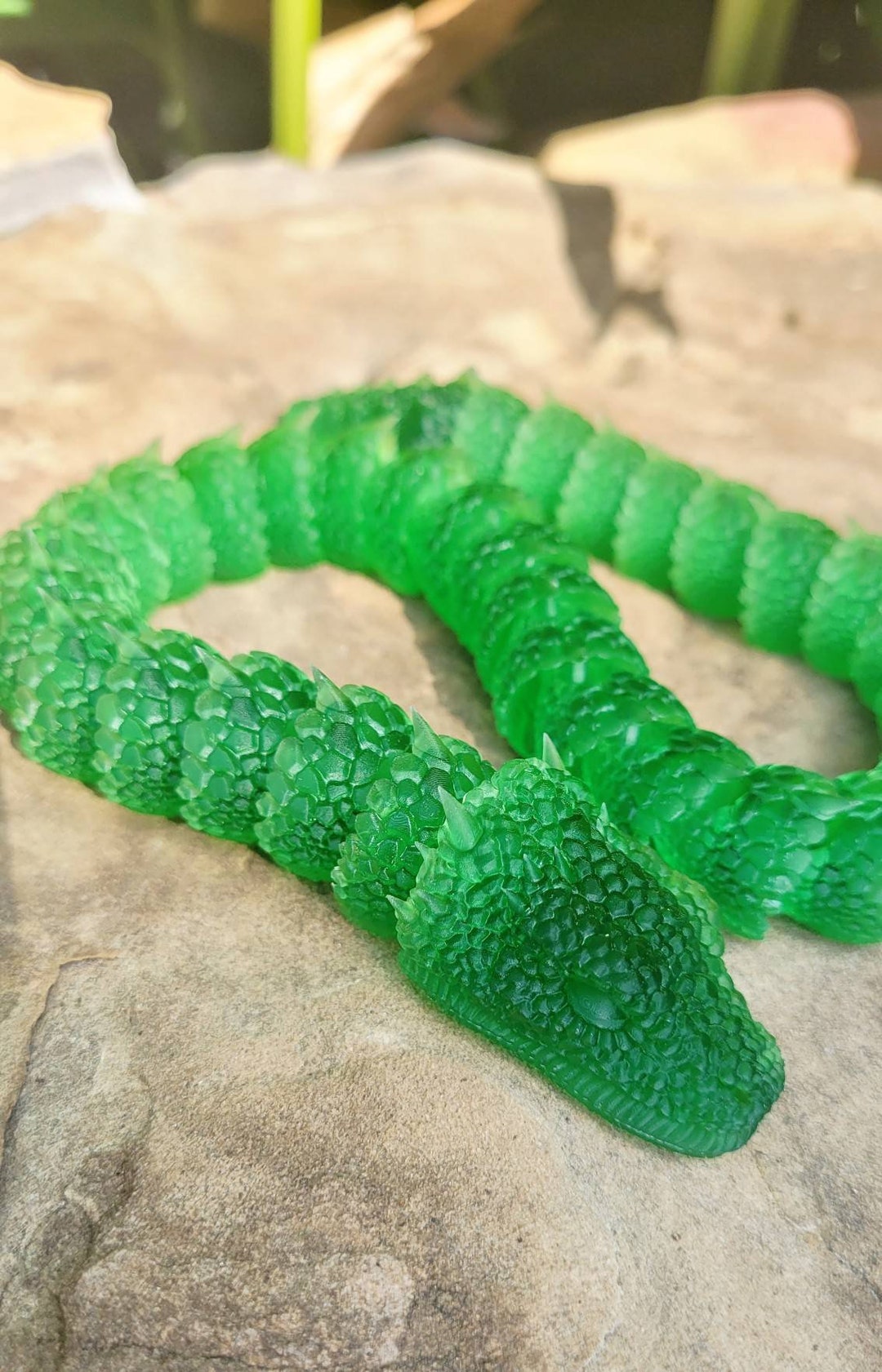 3D Printed Basilisk Articulated Fidget Toy. - Etsy