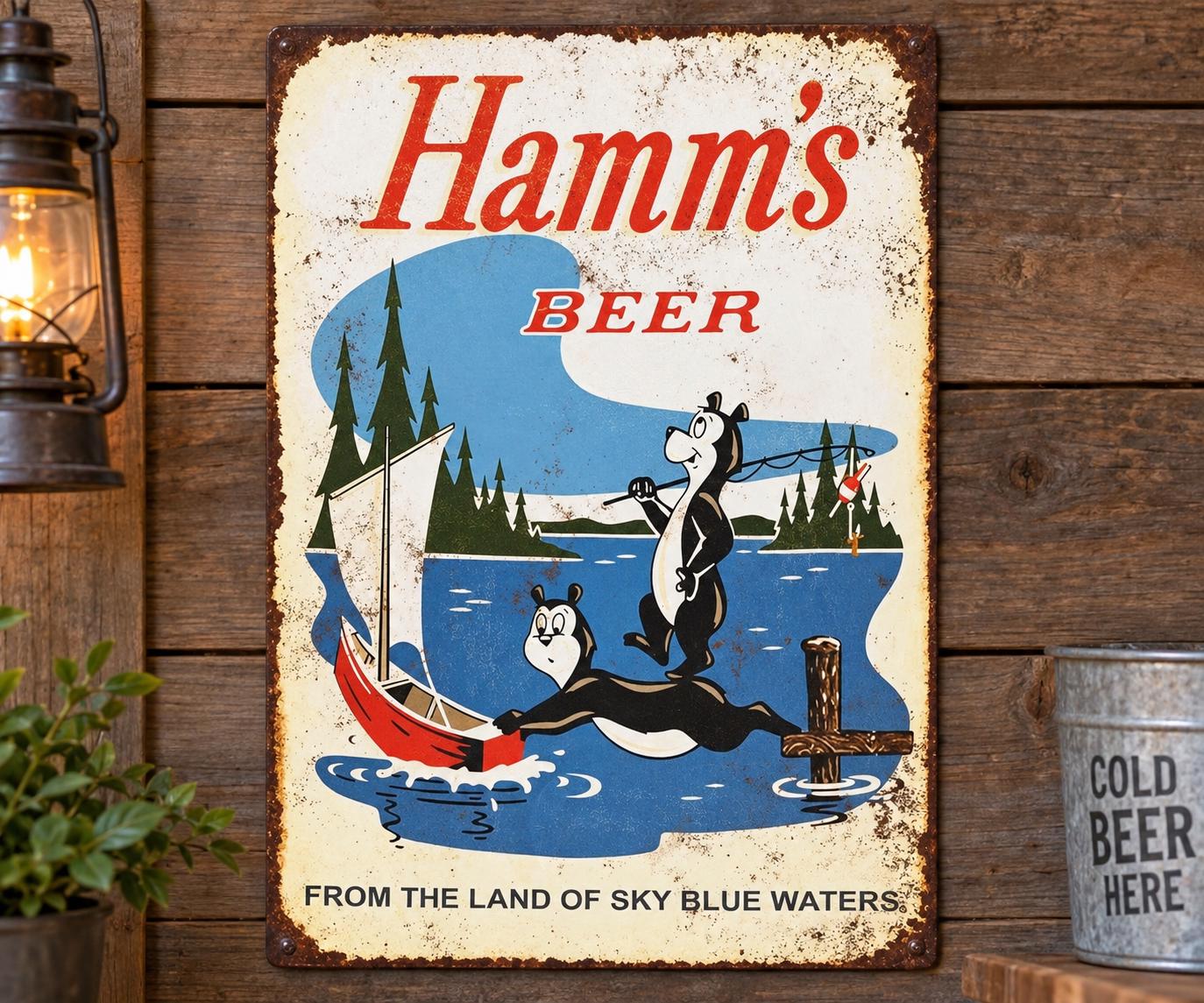 Hamms Beer Bear - Etsy