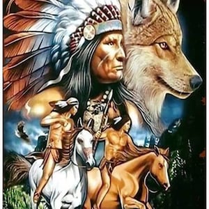 Metal Tin Sign Indian Animal