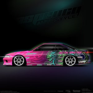 Drift Spec Livery Design ~ Decal, Motorsport Livery, Digital Download File, Vehicle Wrap