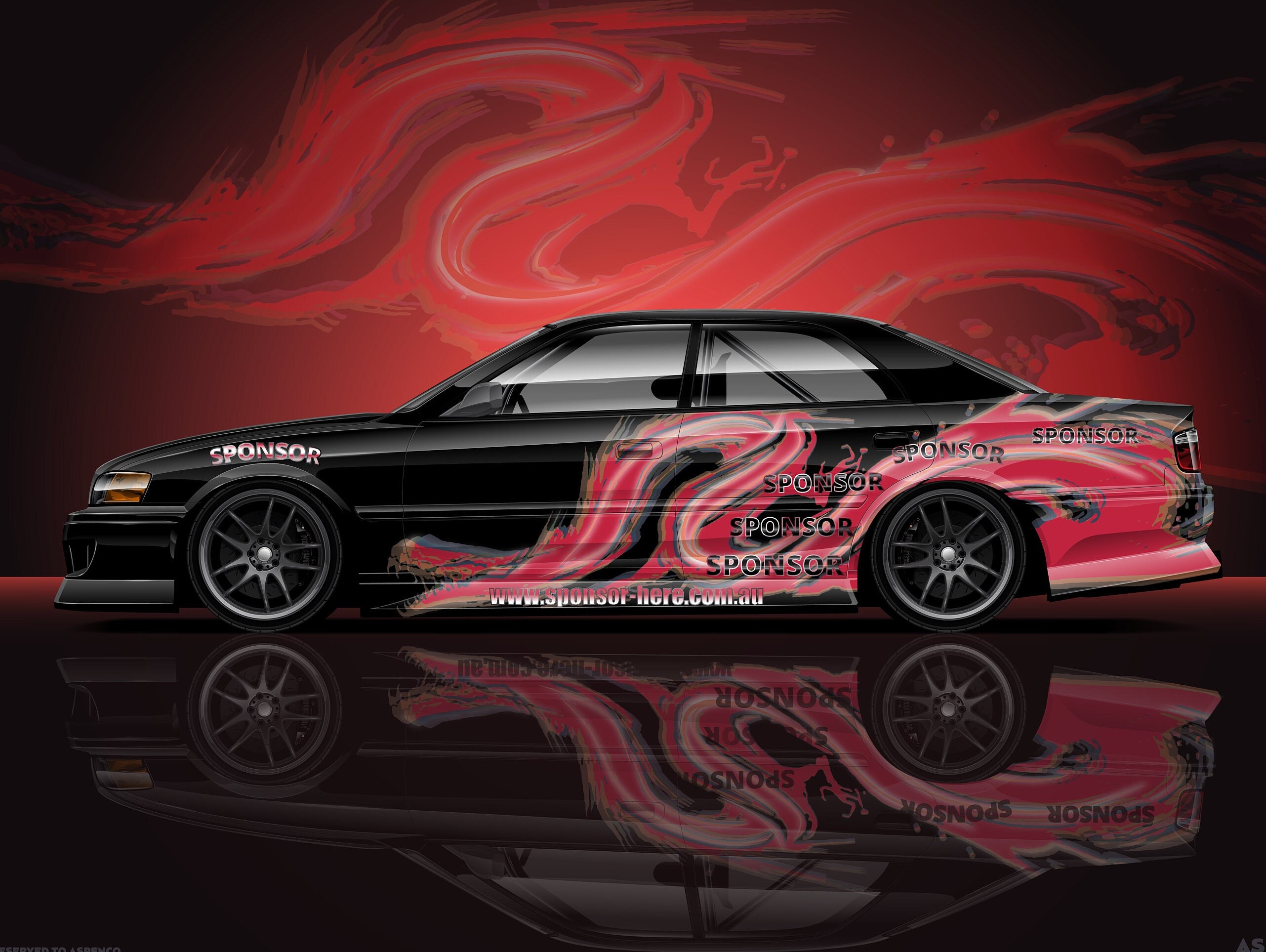 Dragon online vinyl wrap