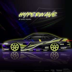 Hyperwave Drift Livery ~ Motorsport livery, Decal, Motorsport Livery, Digital Download File, Vehicle Wrap