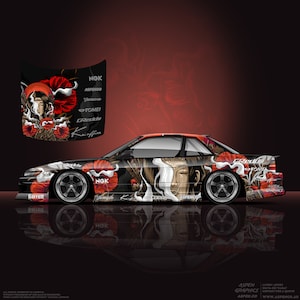 Chosen One Drift Livery Wrap Template ~ Decal, Motorsport Livery, Digital Download File, Vehicle Wrap