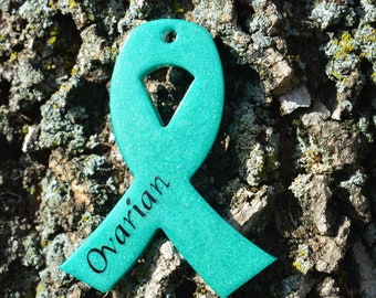 Ovarian Cancer Keychain