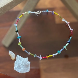 Rainbow Mixed Crystal Necklace