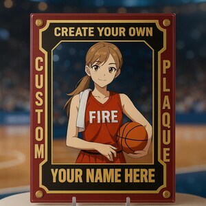 Placa de Atleta de Élite • Placa acrílica personalizada para jugador – Regalo de homenaje personalizado y hecho a mano – Recuerdo para fanáticos de los deportes • Tarjeta coleccionable personalizada