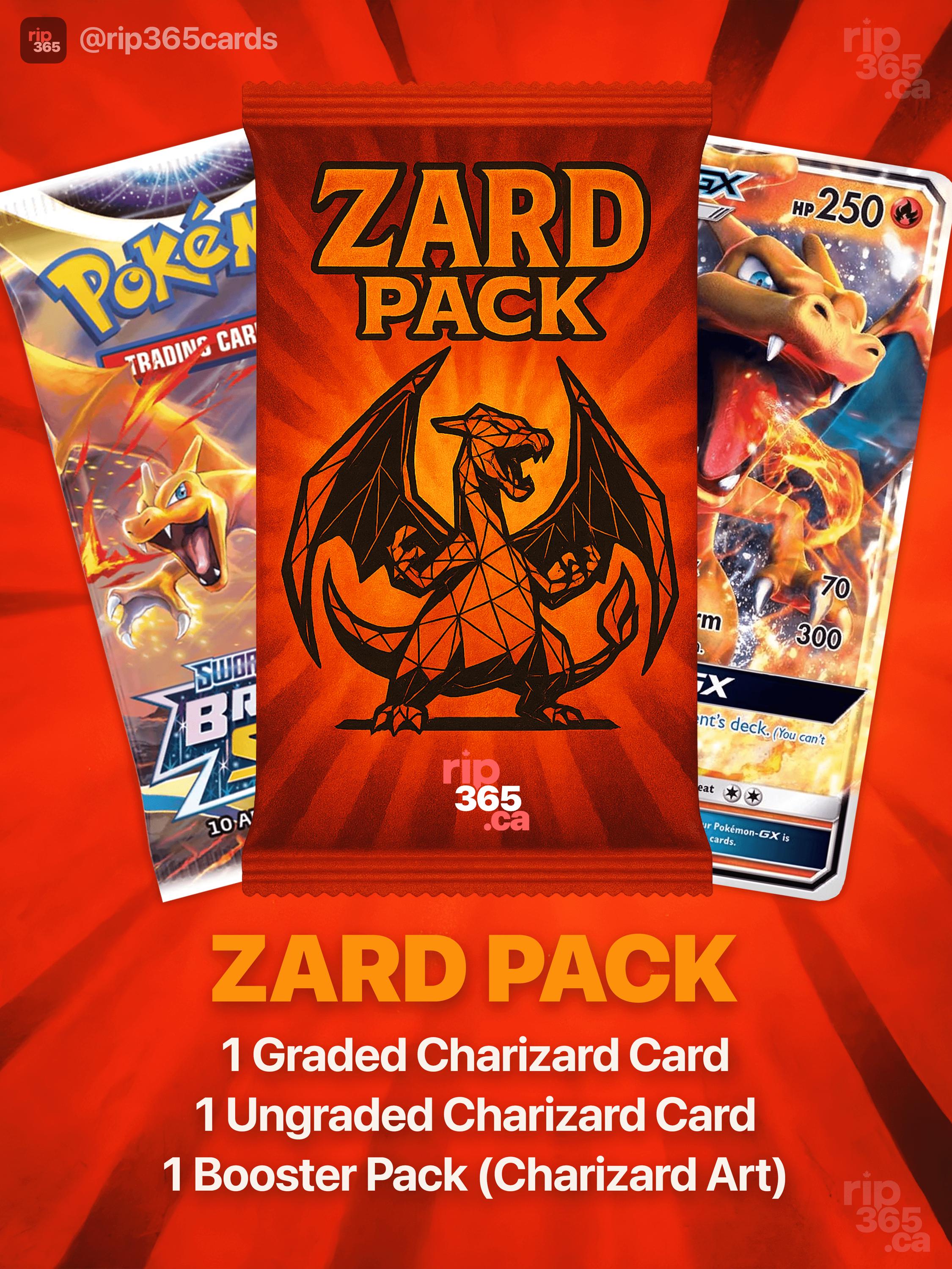 Charizard Pokmon Card Mystery Pack: TAG Graded Charizard Card, Raw Card &  Booster Pack - Etsy