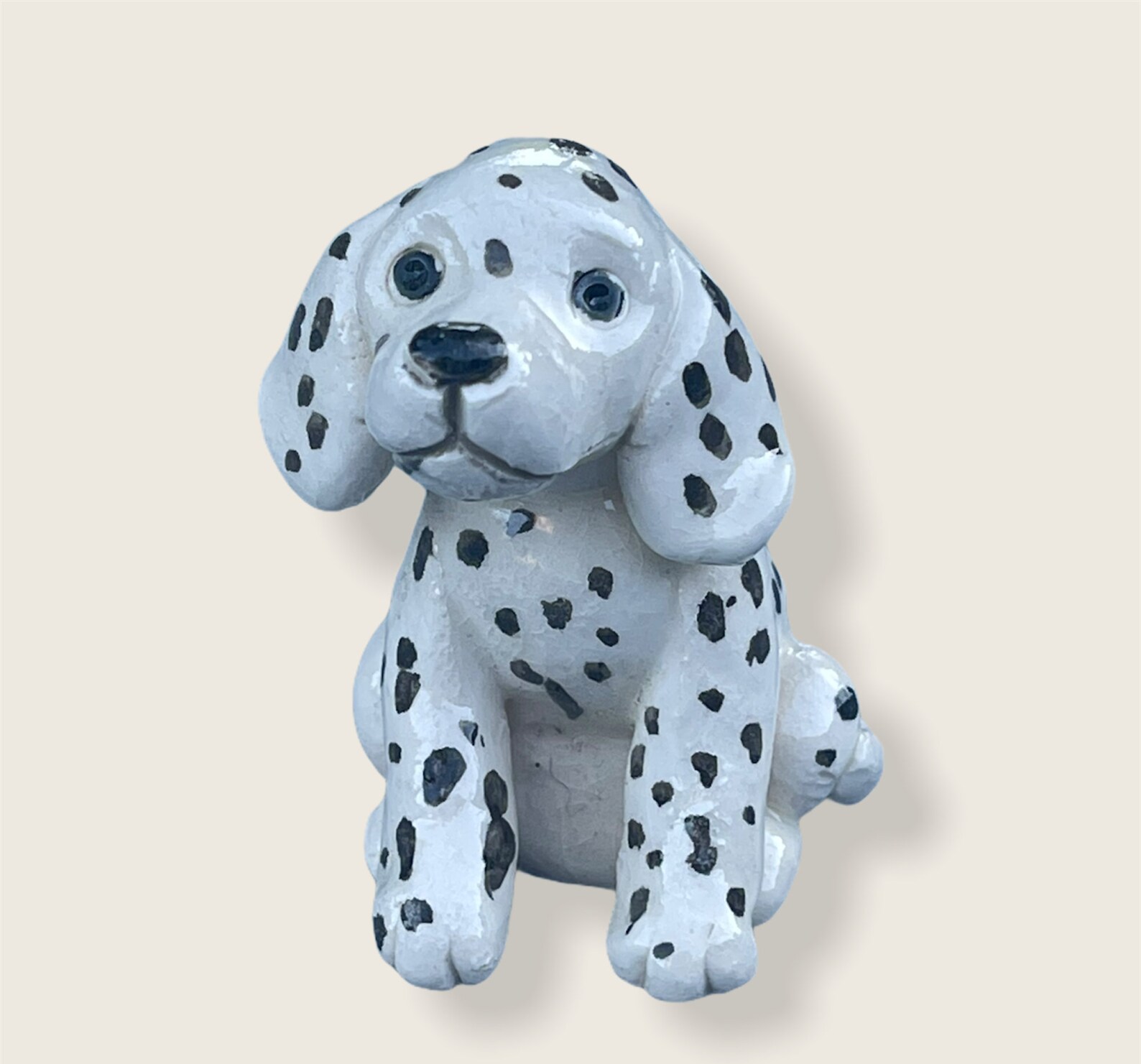 large ceramic dalmatian dog