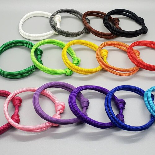 Newborn Puppy Collars Paracord Whelping ID Collars Adjustable Etsy