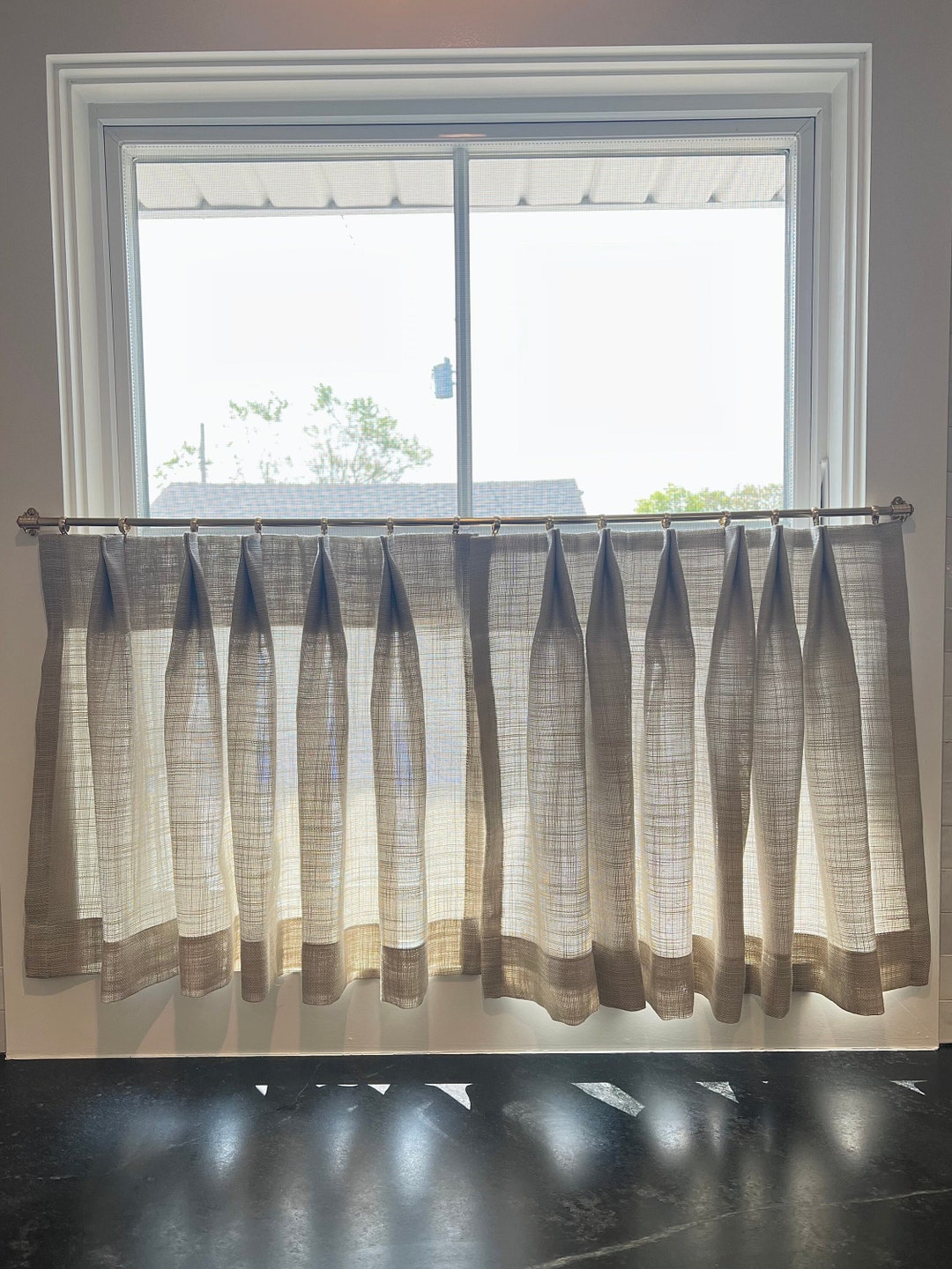 Pinch Pleat Cafe Curtains