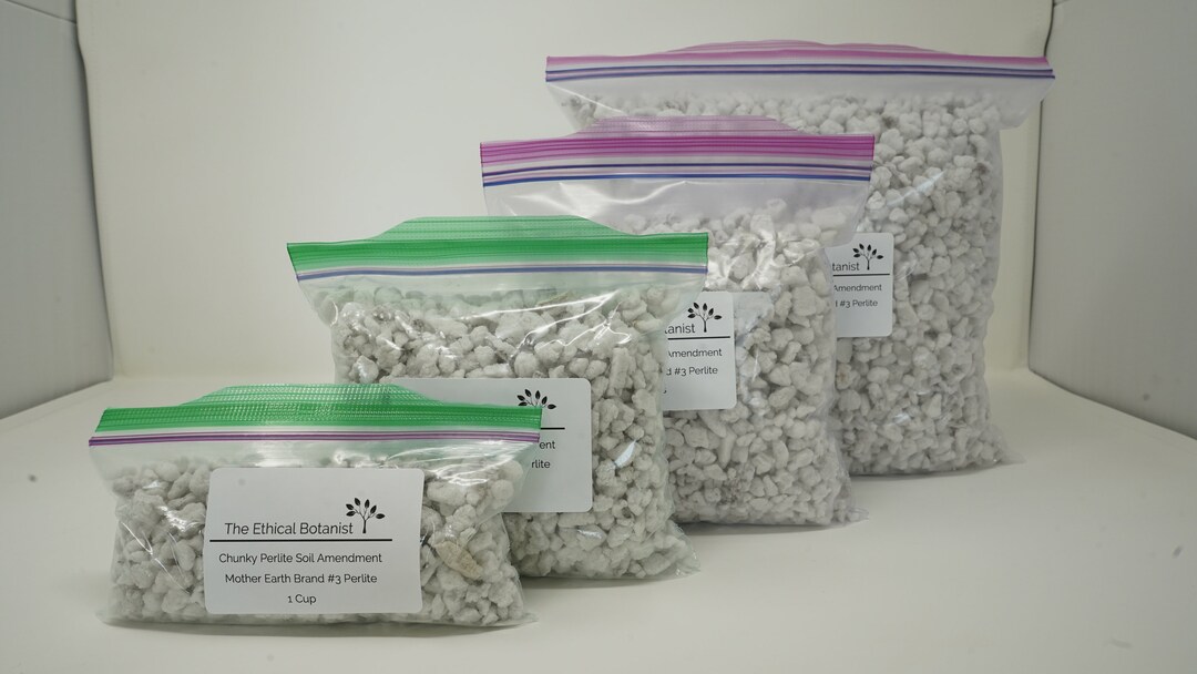 Large Chunky Perlite 3 Mother Earth Brand, Assorted Sizes Etsy