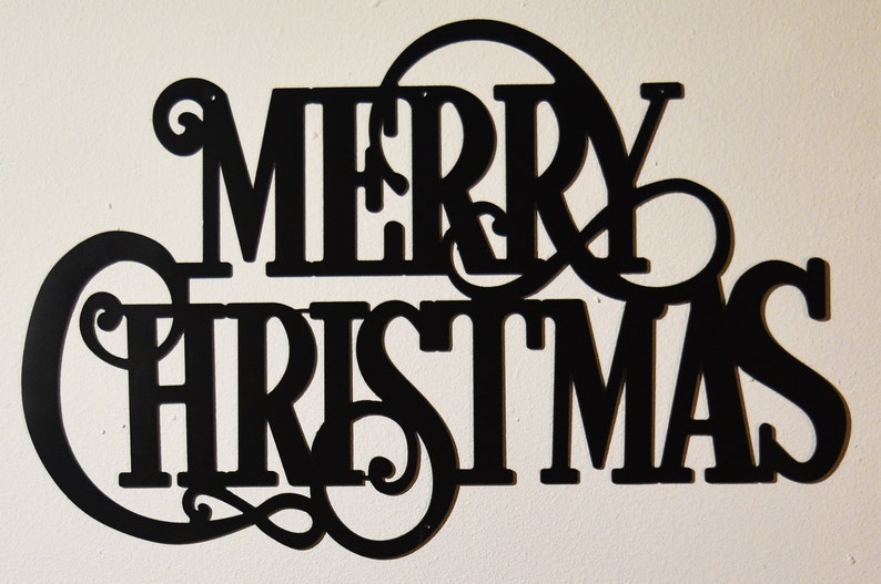 Merry Christmas Sign Etsy