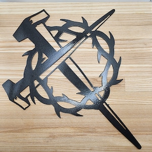 Nail Cross with Thorn Crown