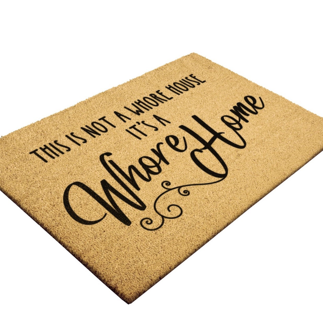 This is Not a Whore House. It's a Whore Home Outdoor Door Mat Playful ...