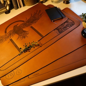 Tapis de jeu en cuir