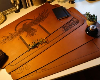 Leather playmat