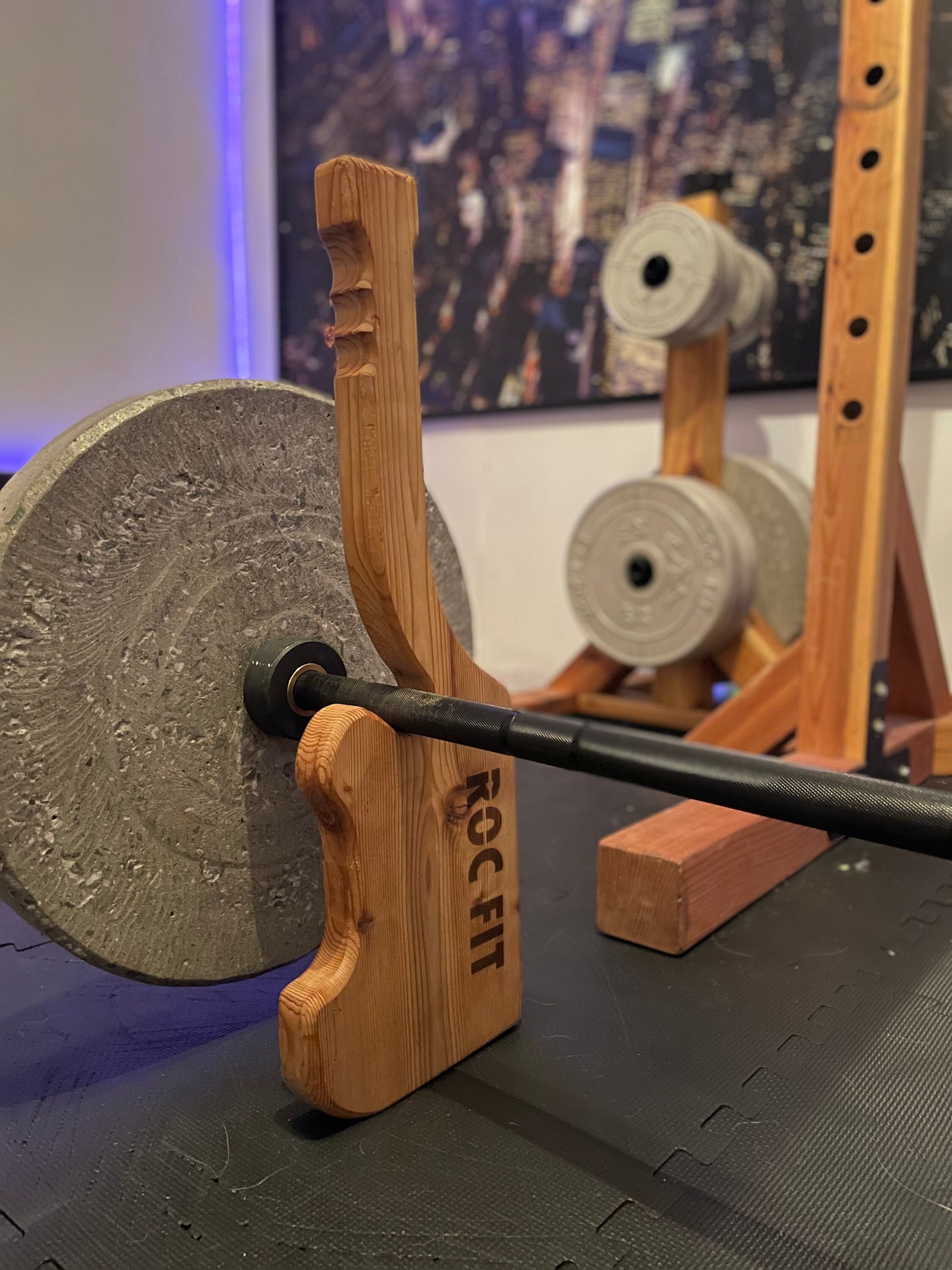 Deadlift Barbell Jack aus Holz Etsy.de