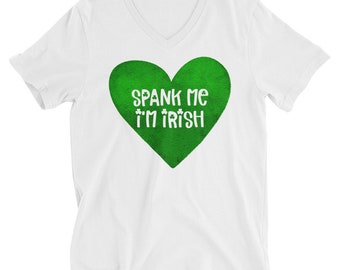 St.Patrick Day, Spank Me! Women's Shirt Tank MFM HotWife Swingers ,Fetish, Sexy Funny Women's Shirt Tank Top
