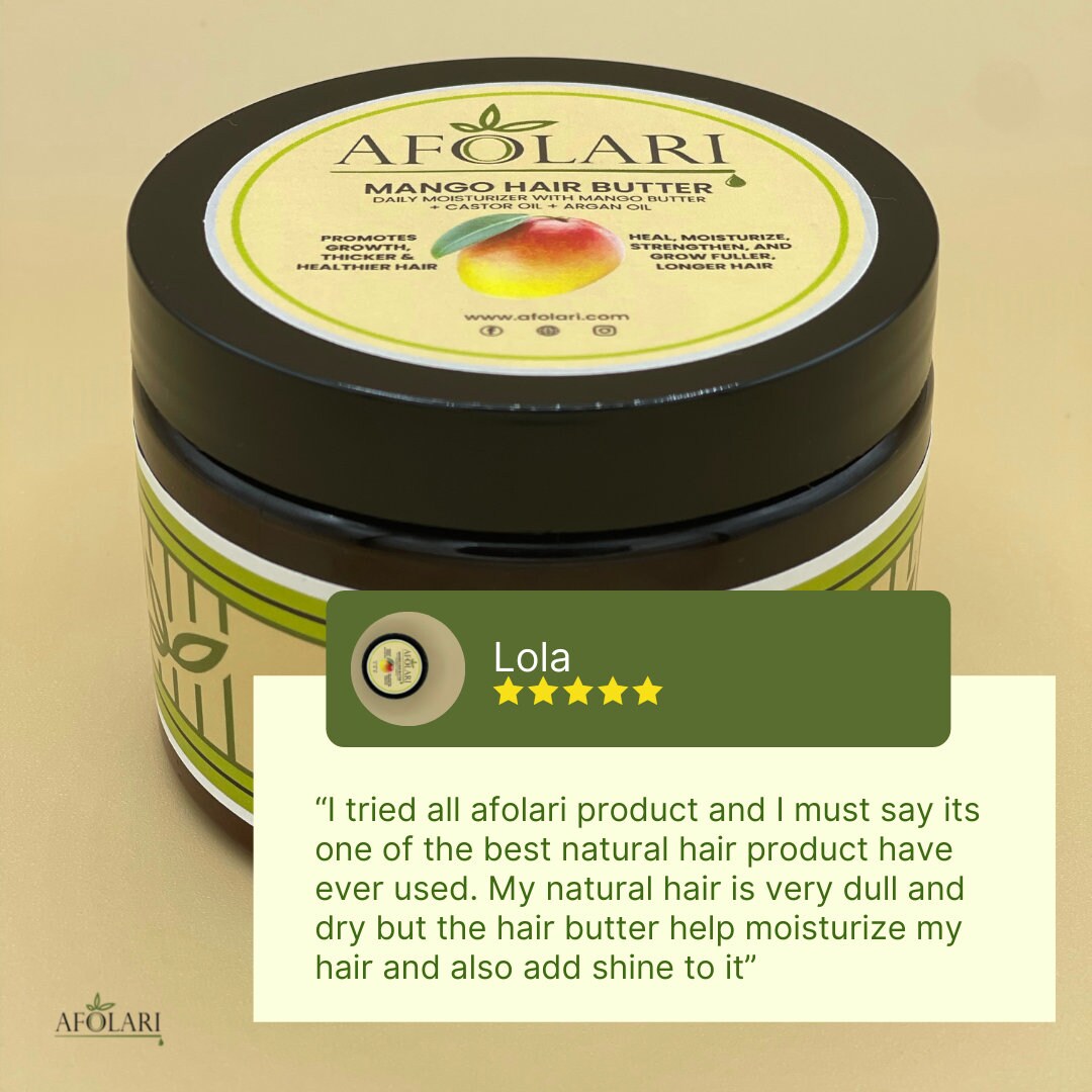 Mango Butter Hair Growth Butter Rapid Hair Growth Shea Etsy