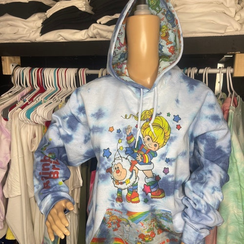 Rainbow Brite Tie Dye Hoodie Etsy