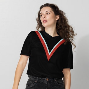 60s Mod Style Sports Jersey: Unisex Retro T-Shirt