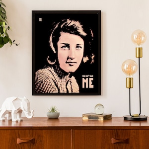 Wall Art Print: You Don’t Own Me, Portrait of Lesley Gore, Feminism Art Print, Woman Print, Feminist Gift Art, Girl Power Art